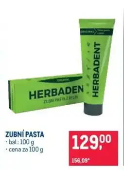 Makro Herbadent zubní pasta nabídka
