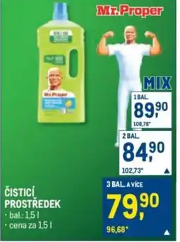 Makro Mr.Proper Čisticí prostředek nabídka