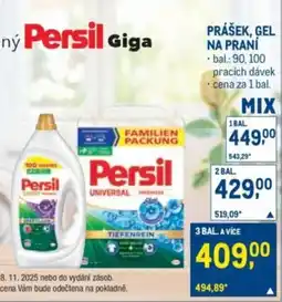 Makro Persil Prášek, gel na praní nabídka