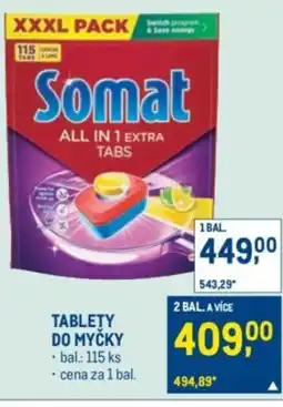 Makro Somat Tablety do myčky nabídka