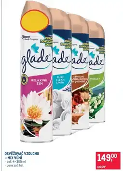 Makro Glade Osvěžovač vzduchu – mix vůní nabídka