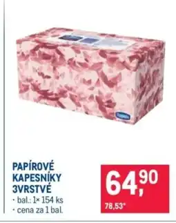 Makro Papírové kapesníky 3vrstvé nabídka