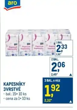 Makro Kapesníky 3vrstvé nabídka
