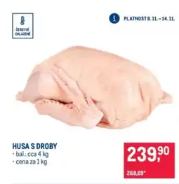 Makro Husa s droby nabídka
