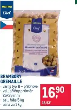 Makro Brambory grenaille nabídka