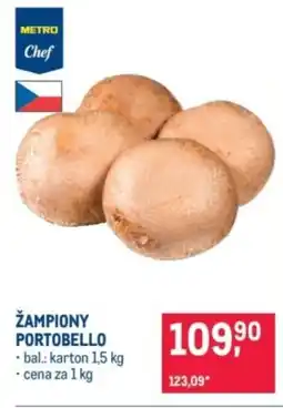 Makro Žampiony portobello nabídka