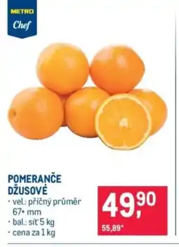 Makro Pomeranče džusové nabídka