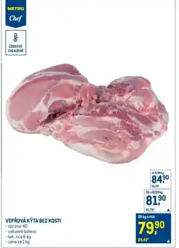 Makro Vepřová kýta bez kosti nabídka