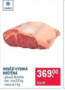 Makro Hovězí vysoká rostena nabídka