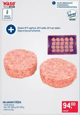 Makro Holandský řízek nabídka