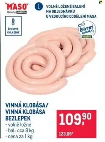 Vinná klobása/ vinná klobása bezlepek