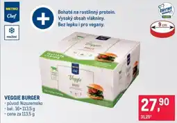 Makro Veggie burger nabídka