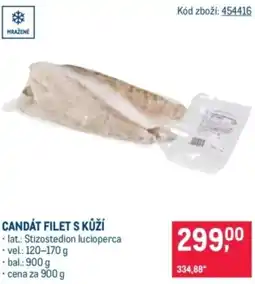 Makro Candát filet s kůží nabídka