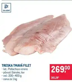 Makro Treska tmavá filet nabídka