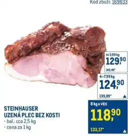 Makro Steinhauser uzená plec bez kosti nabídka