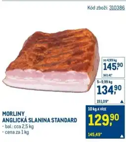 Makro Morliny anglická slanina standard nabídka