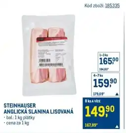 Makro Steinhauser anglická slanina lisovaná nabídka