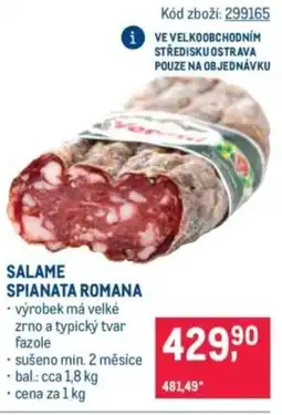Makro Salame spianata romana nabídka