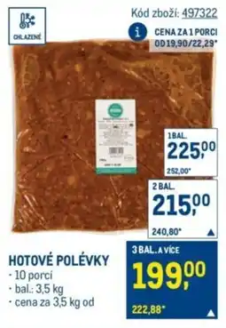 Makro Hotové polévky nabídka