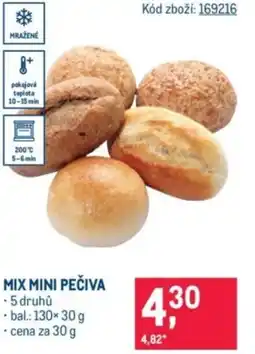 Makro Mix mini pečiva nabídka