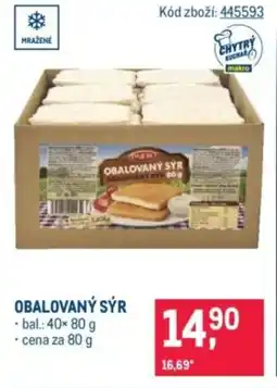 Makro Obalovaný syr nabídka
