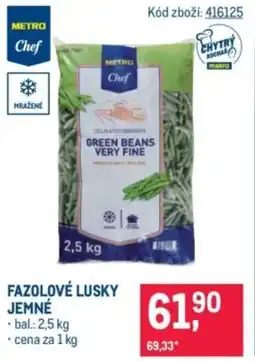 Makro Fazolové lusky jemné nabídka