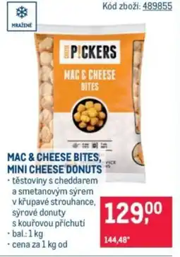 Makro Mac & cheese bites, mini cheese donuts nabídka