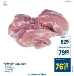 Makro Vepřová kýta bez kosti nabídka