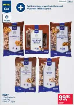 Makro Houby nabídka