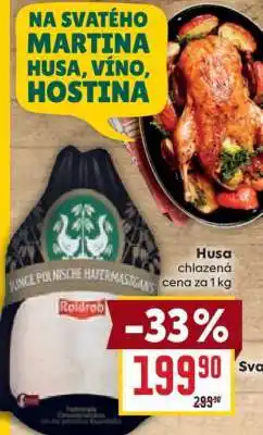 Billa Husa chlazená nabídka