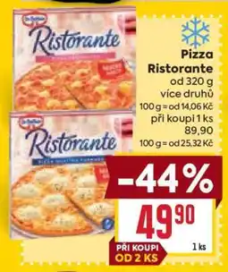 Billa Pizza Ristorante nabídka