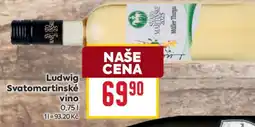 Billa Ludwig Svatomartinské víno nabídka