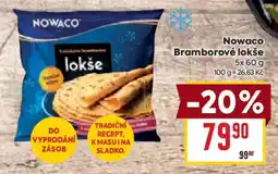 Billa Nowaco Bramborové lokše nabídka