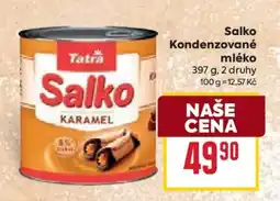 Billa Salko Kondenzované mléko nabídka