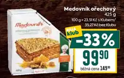 Billa Medovník ořechový nabídka