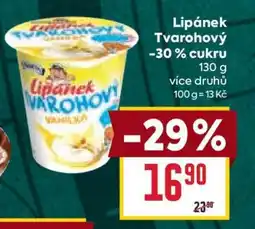 Billa Lipánek Tvarohový -30 % cukru nabídka