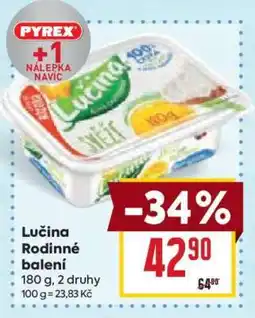 Billa Lučina rodinné balení nabídka