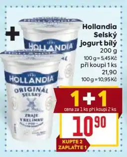 Billa Hollandia Selský jogurt bílý nabídka