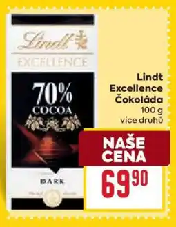 Billa Lindt Excellence Čokoláda nabídka
