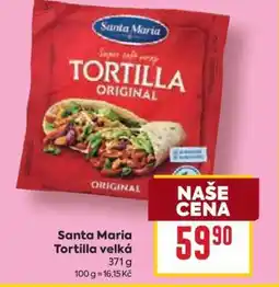 Billa Santa Maria Tortilla velká nabídka