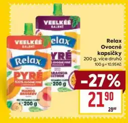 Billa Relax Ovocné kapsičky nabídka