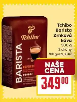 Billa Tchibo Barista zrnková káva nabídka