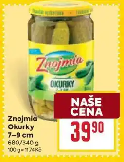Billa Znojmia Okurky 7–9 cm nabídka