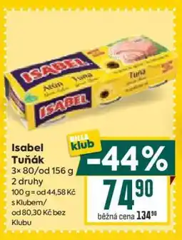 Billa Isabel Tuňák nabídka