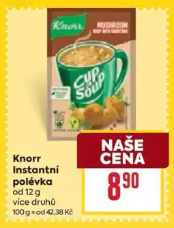 Billa Knorr Instantní polévka nabídka
