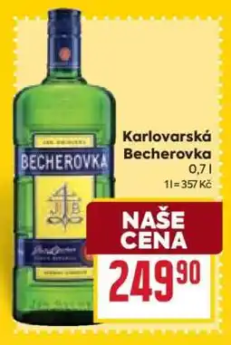 Billa Karlovarská Becherovka nabídka