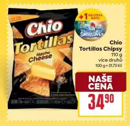 Billa Chio Tortillas Chipsy nabídka