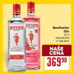 Billa Beefeater Gin nabídka