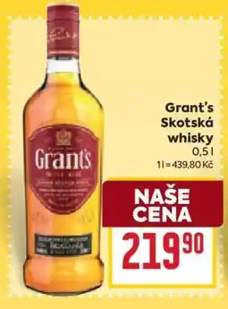Billa Grant’s Skotská whisky nabídka