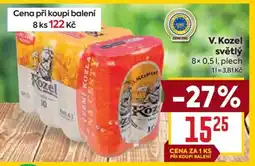 Billa V. Kozel světlý nabídka